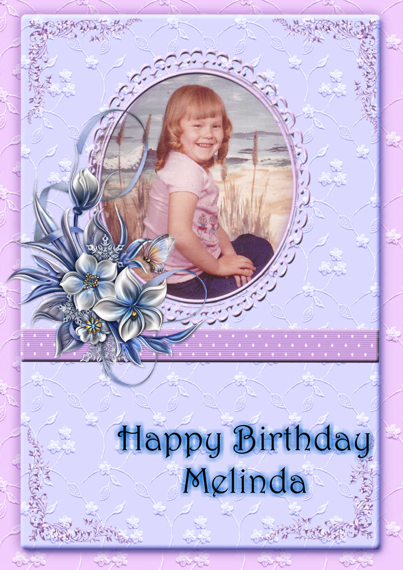 Lacy and Floral Design for Many Occasions - card made with Crafty Bob's Card Creator