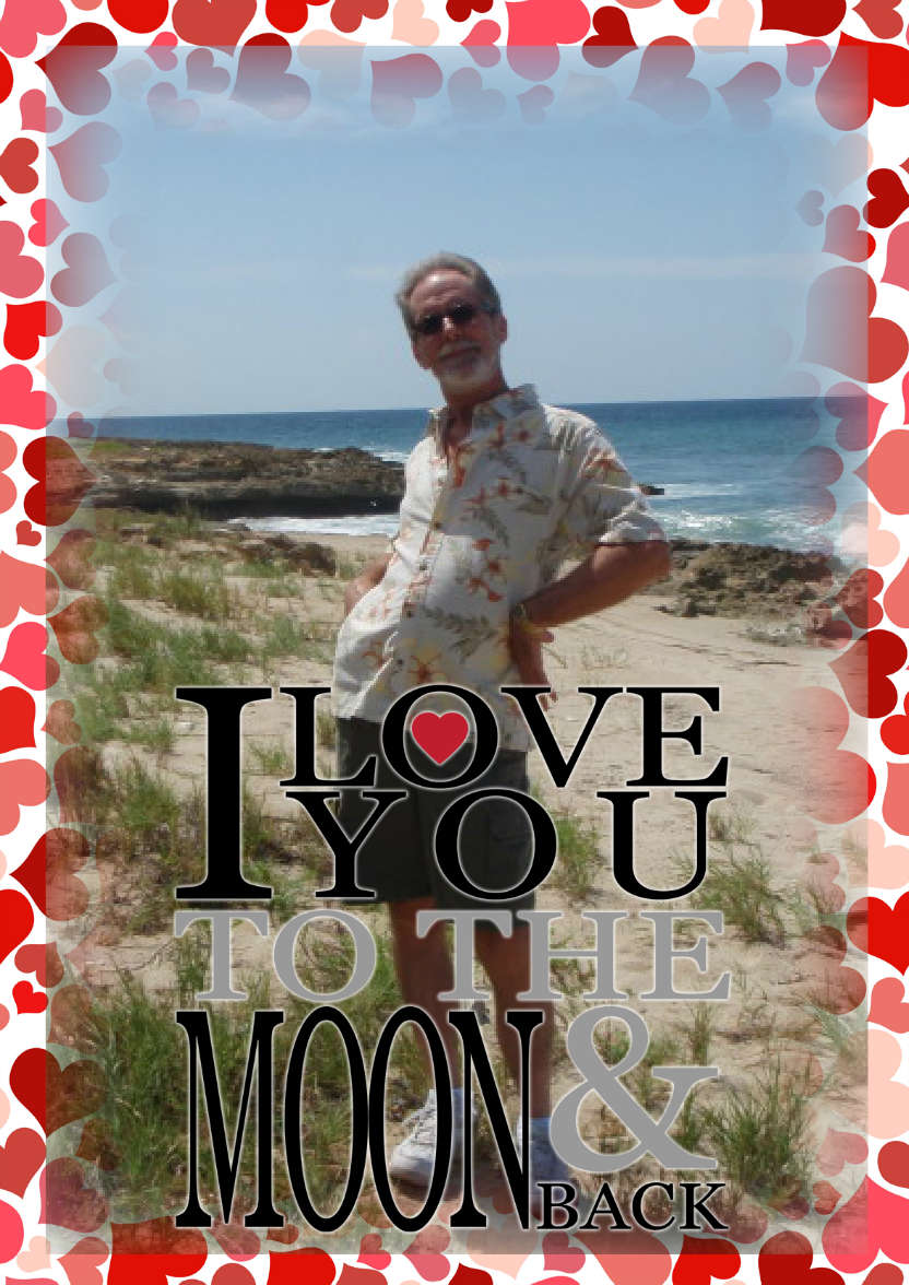 To the Moon & Back Anniversary/valentines - card made with Crafty Bob's Card Creator
