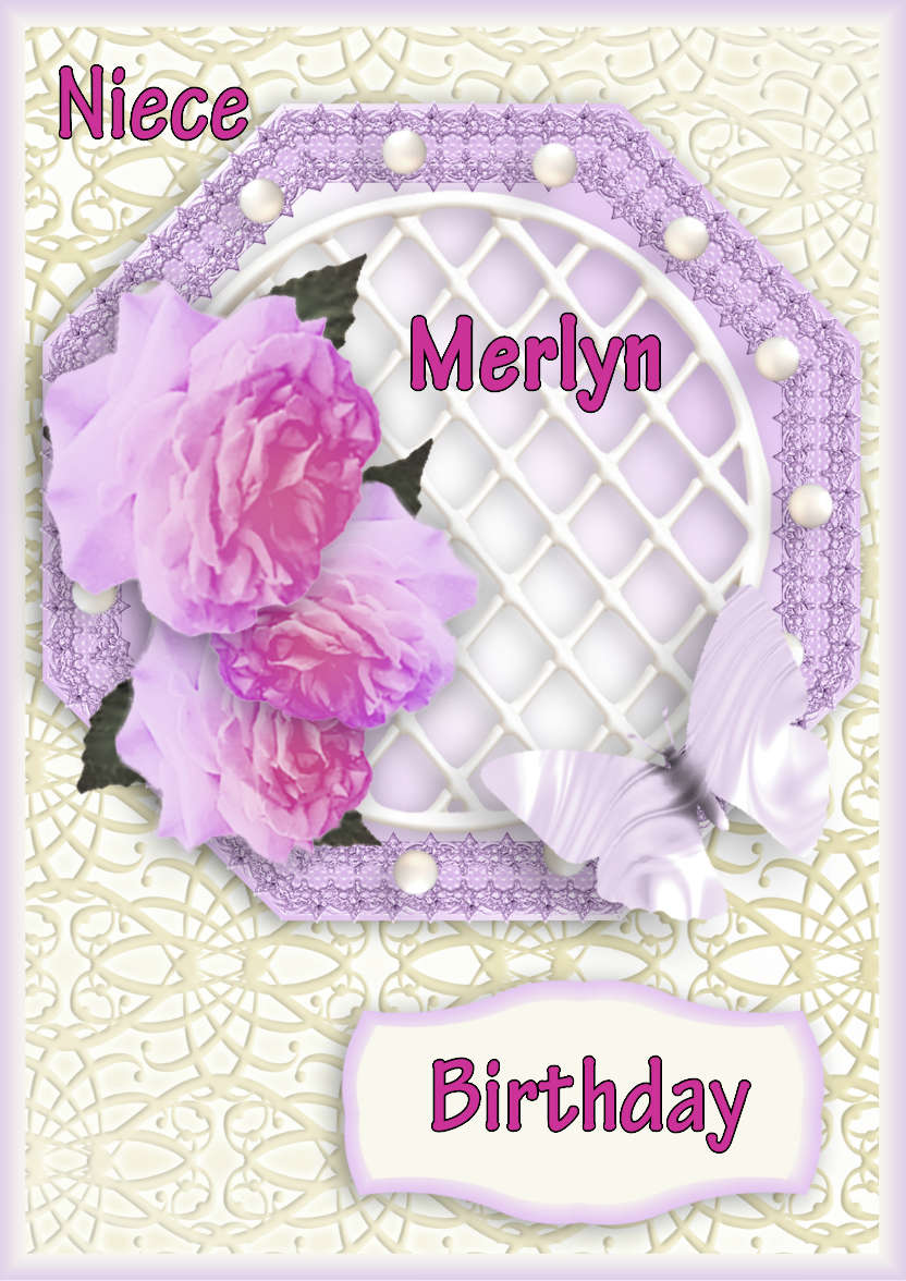 Rose Trellis - card made with Crafty Bob's Card Creator