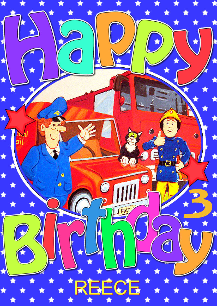 Birthday Stars Photo Upload Card - card made with Crafty Bob's Card Creator