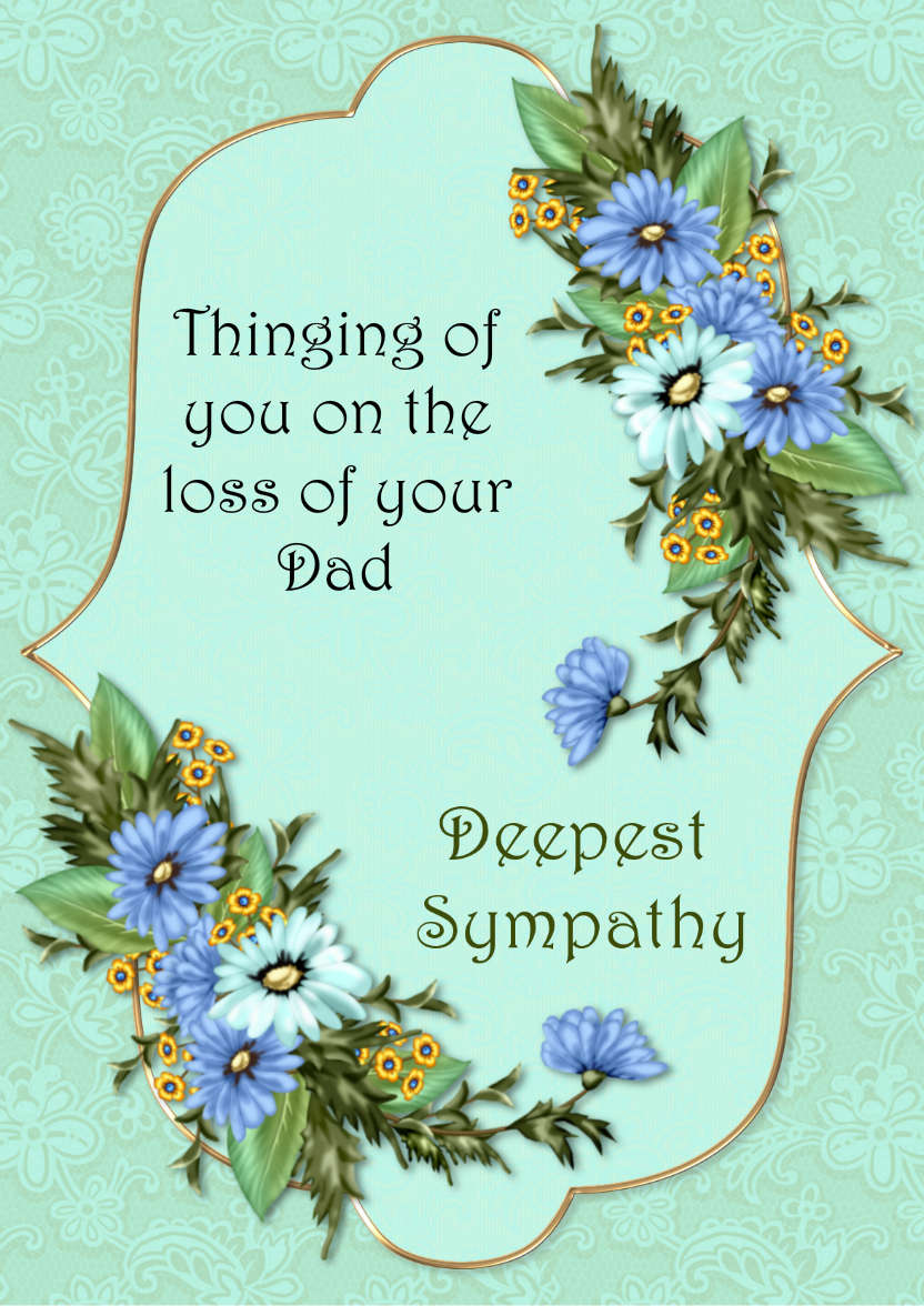 Sympathy Card - card made with Crafty Bob's Card Creator
