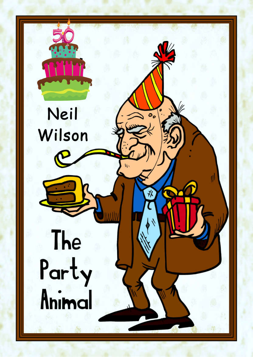 Party Animal - card made with Crafty Bob's Card Creator