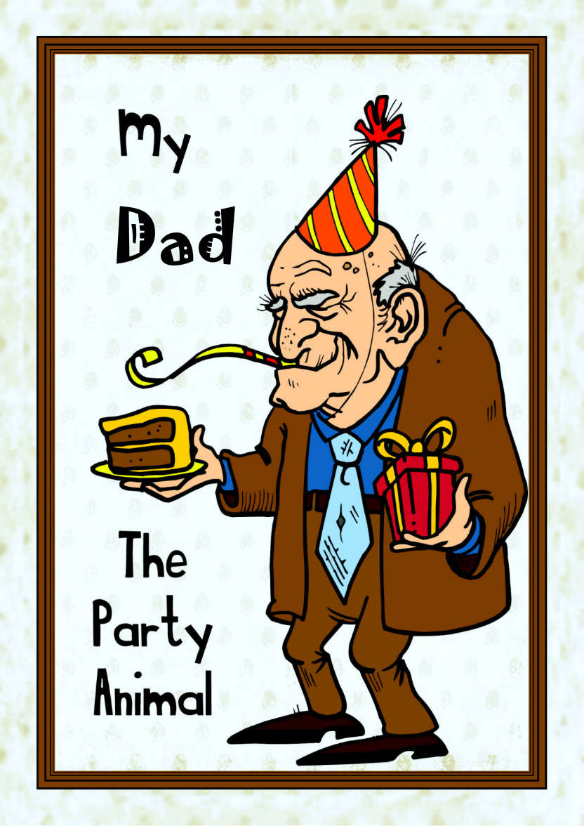 Party Animal - card made with Crafty Bob's Card Creator
