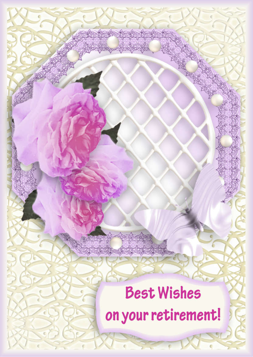 Rose Trellis - card made with Crafty Bob's Card Creator
