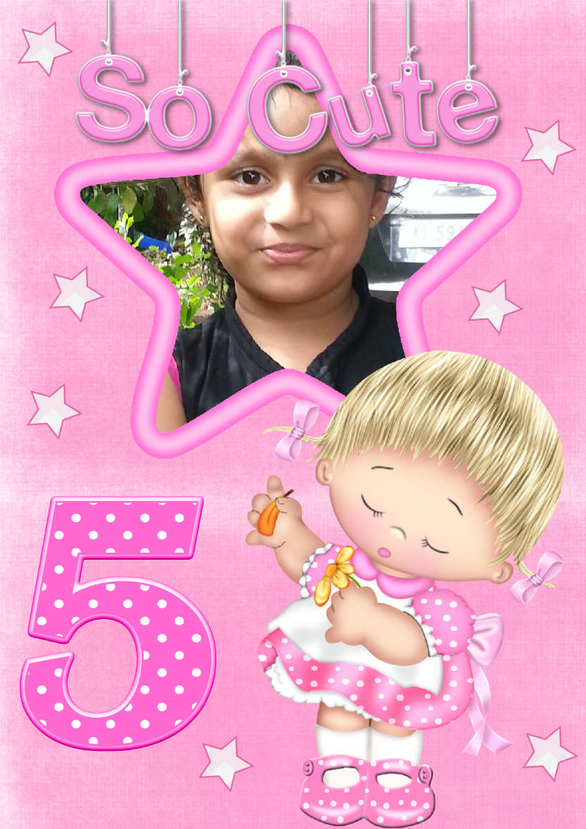 So Cute - card made with Crafty Bob's Card Creator