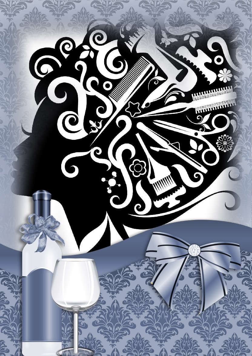 Blue Delights - card made with Crafty Bob's Card Creator