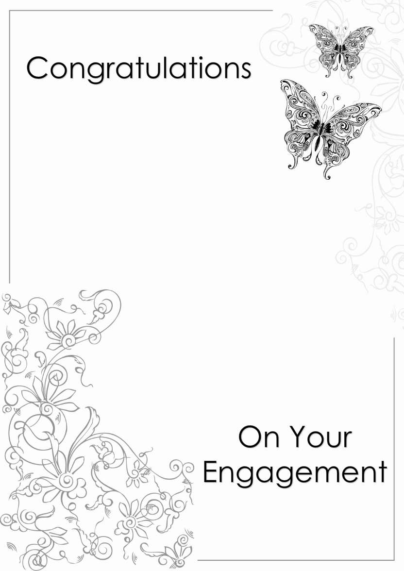 Butterfly Flourish Simple Card Front - card made with Crafty Bob's Card Creator