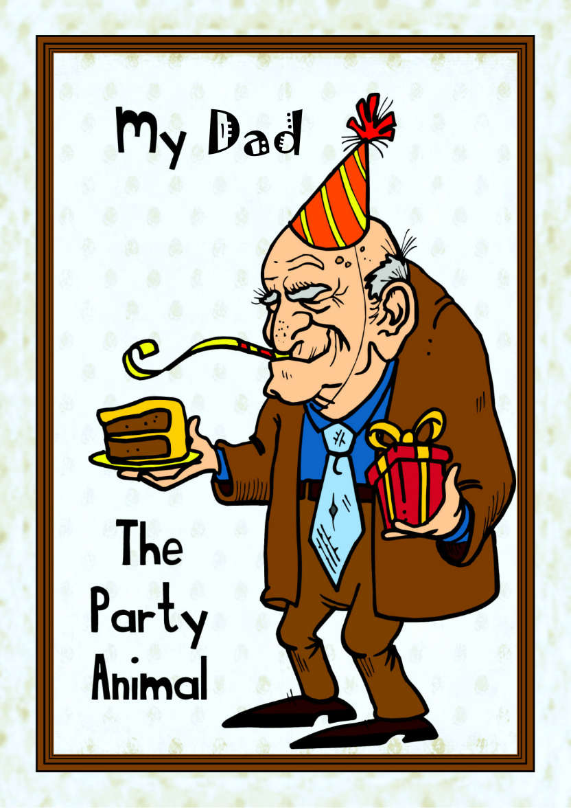 Party Animal - card made with Crafty Bob's Card Creator