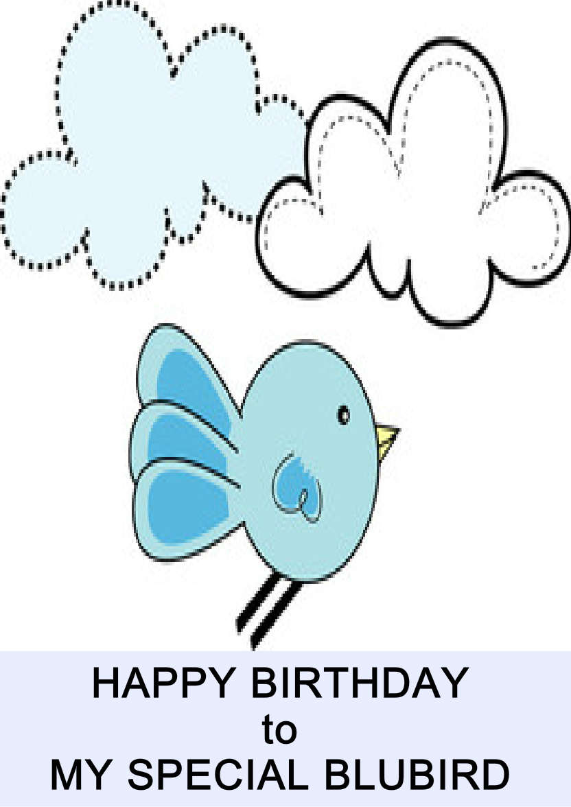 Light Blue Plain Background - card made with Crafty Bob's Card Creator