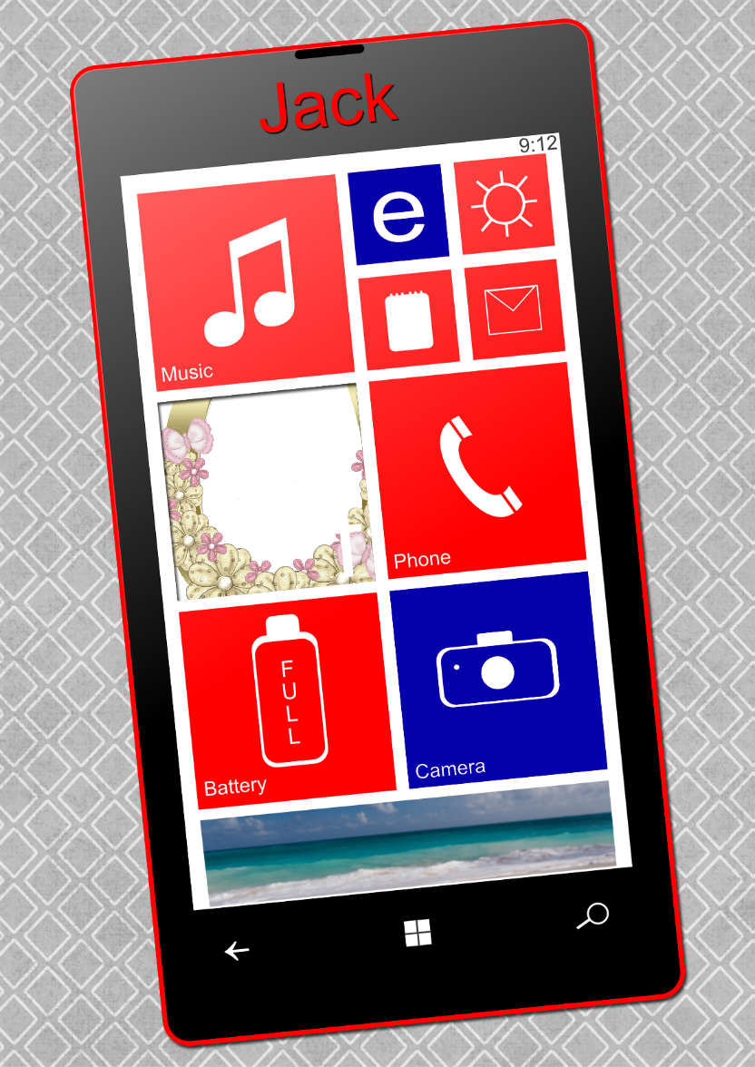 Smart Phone Card Male - card made with Crafty Bob's Card Creator