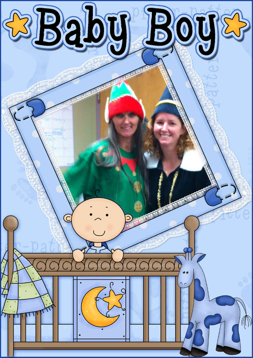 Cute Baby Boy - card made with Crafty Bob's Card Creator