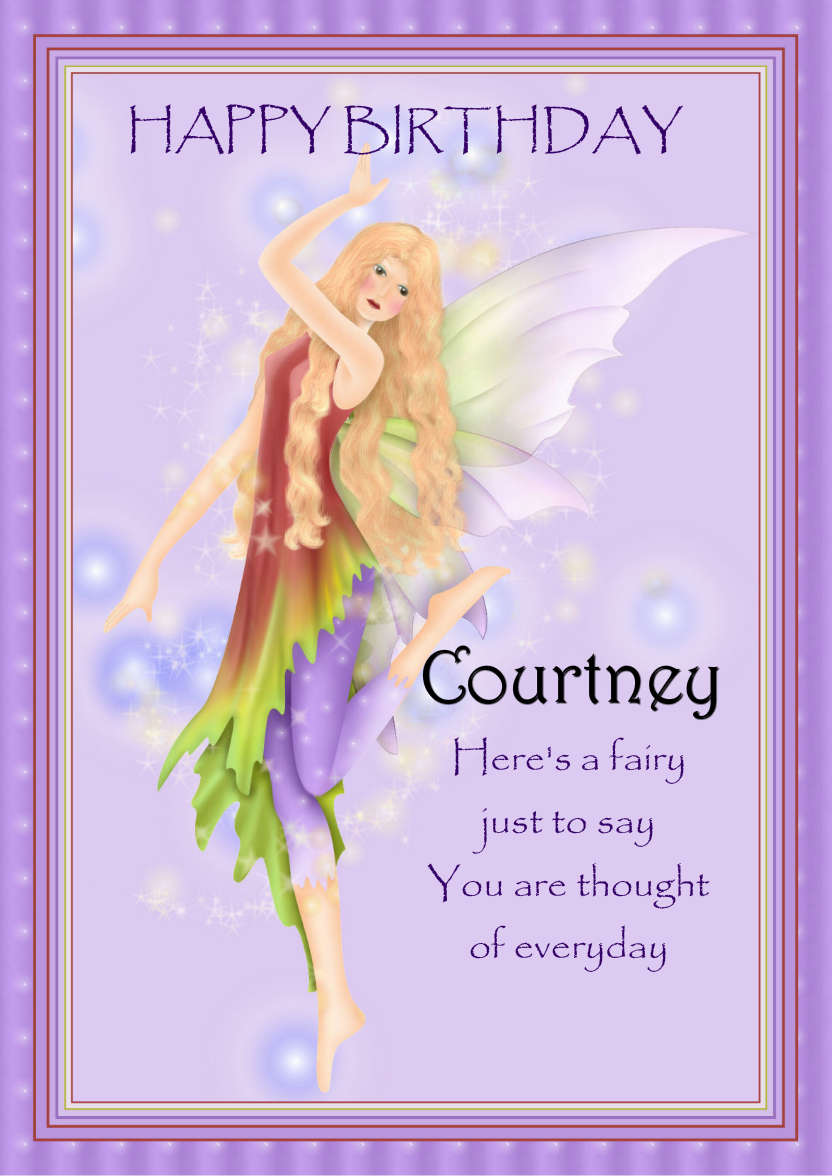 Fairy Dance - card made with Crafty Bob's Card Creator