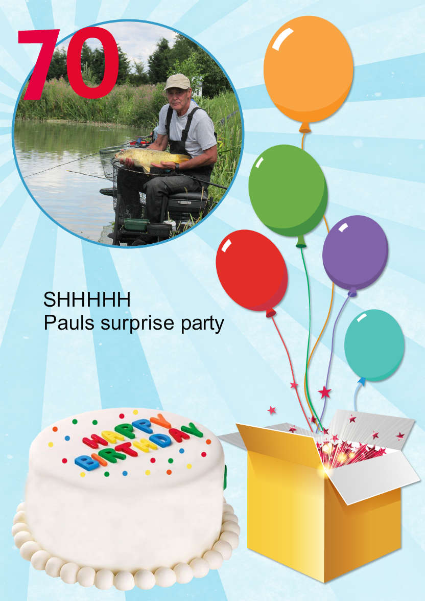 Birthday Surprise Photo Card - card made with Crafty Bob's Card Creator