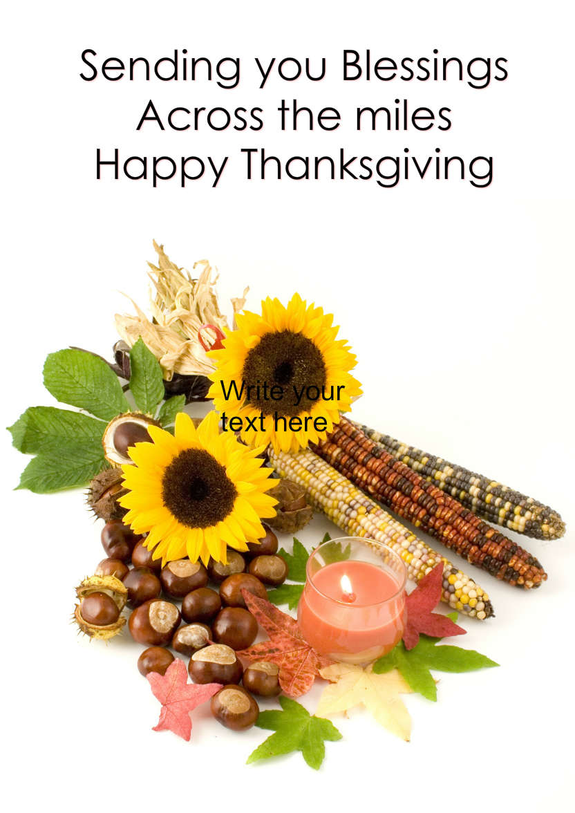 Autumn Harvest - card made with Crafty Bob's Card Creator
