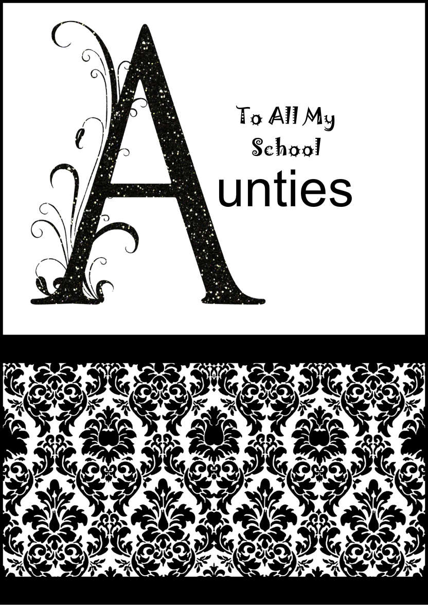 Damask Monogram Letter a Card - card made with Crafty Bob's Card Creator