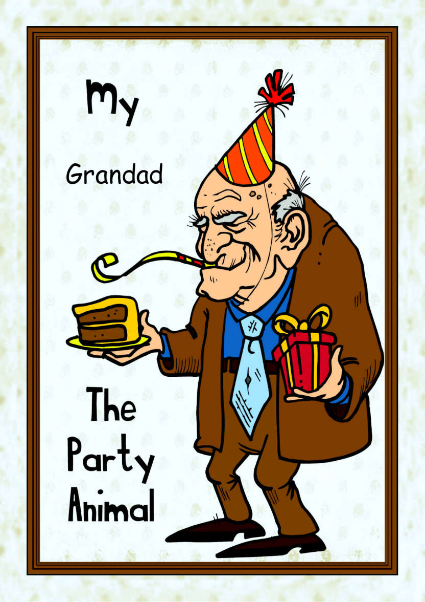 Party Animal - card made with Crafty Bob's Card Creator