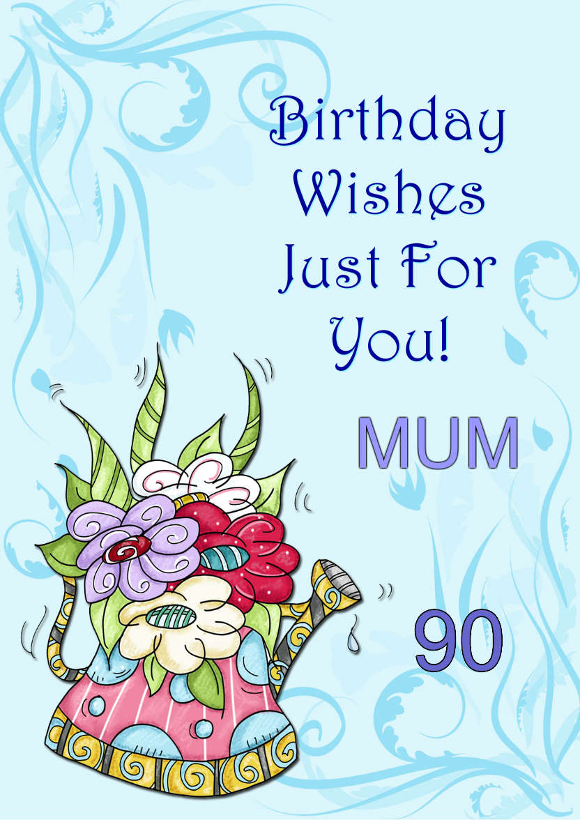 Funky Floral Watering Can - card made with Crafty Bob's Card Creator