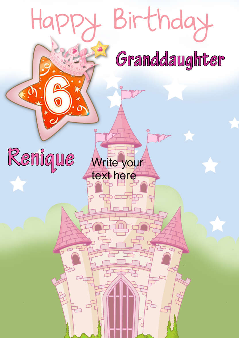 Fairy Princess - card made with Crafty Bob's Card Creator
