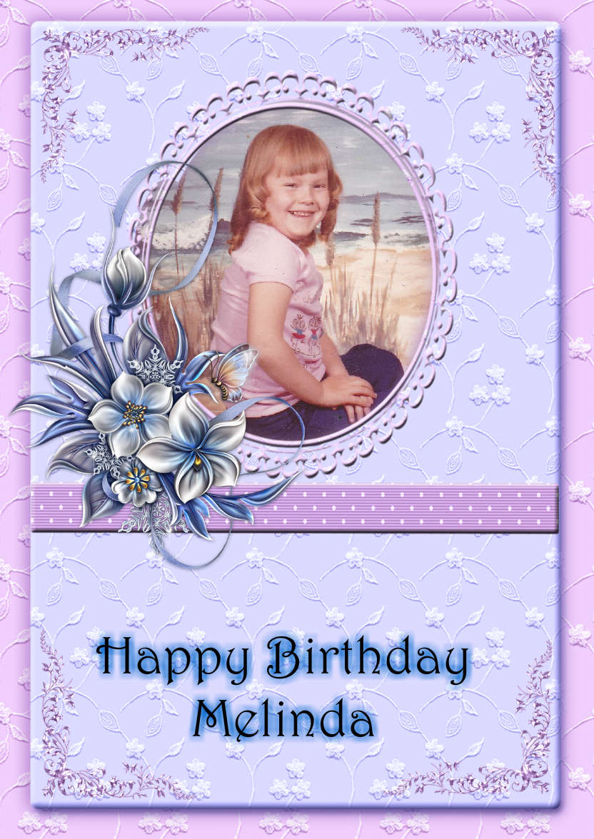 Lacy and Floral Design for Many Occasions - card made with Crafty Bob's Card Creator
