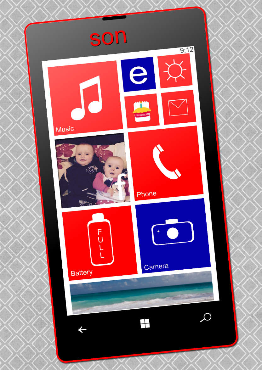 Smart Phone Card Male - card made with Crafty Bob's Card Creator