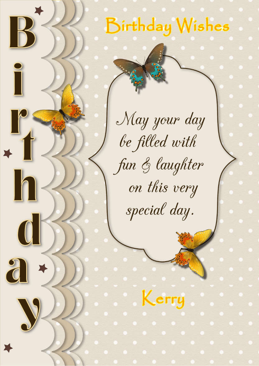 Chocolate Smooth - card made with Crafty Bob's Card Creator