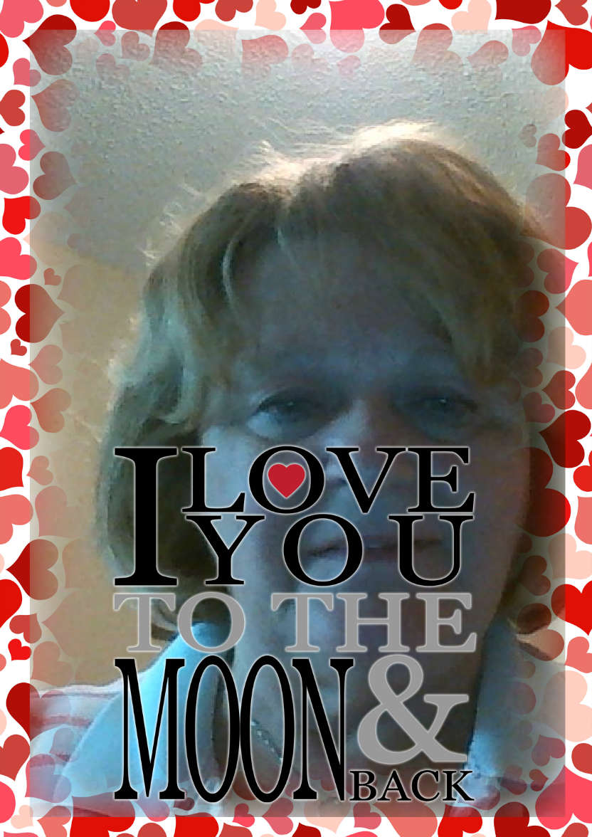 To the Moon & Back Anniversary/valentines - card made with Crafty Bob's Card Creator