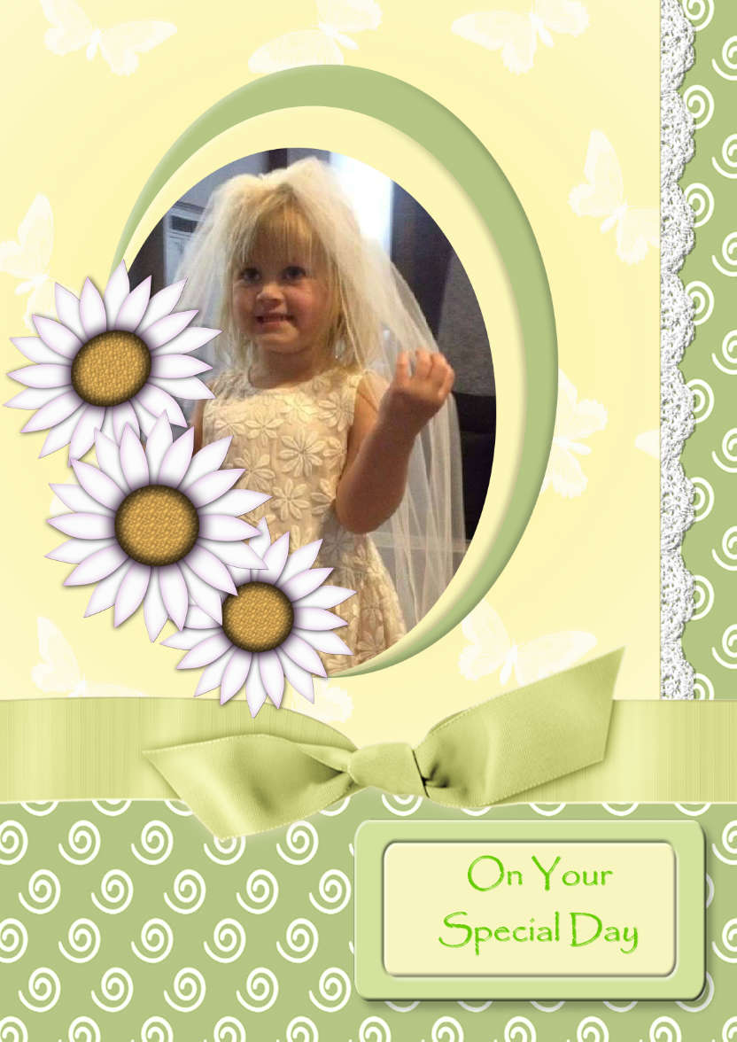 Daisy Chain - card made with Crafty Bob's Card Creator