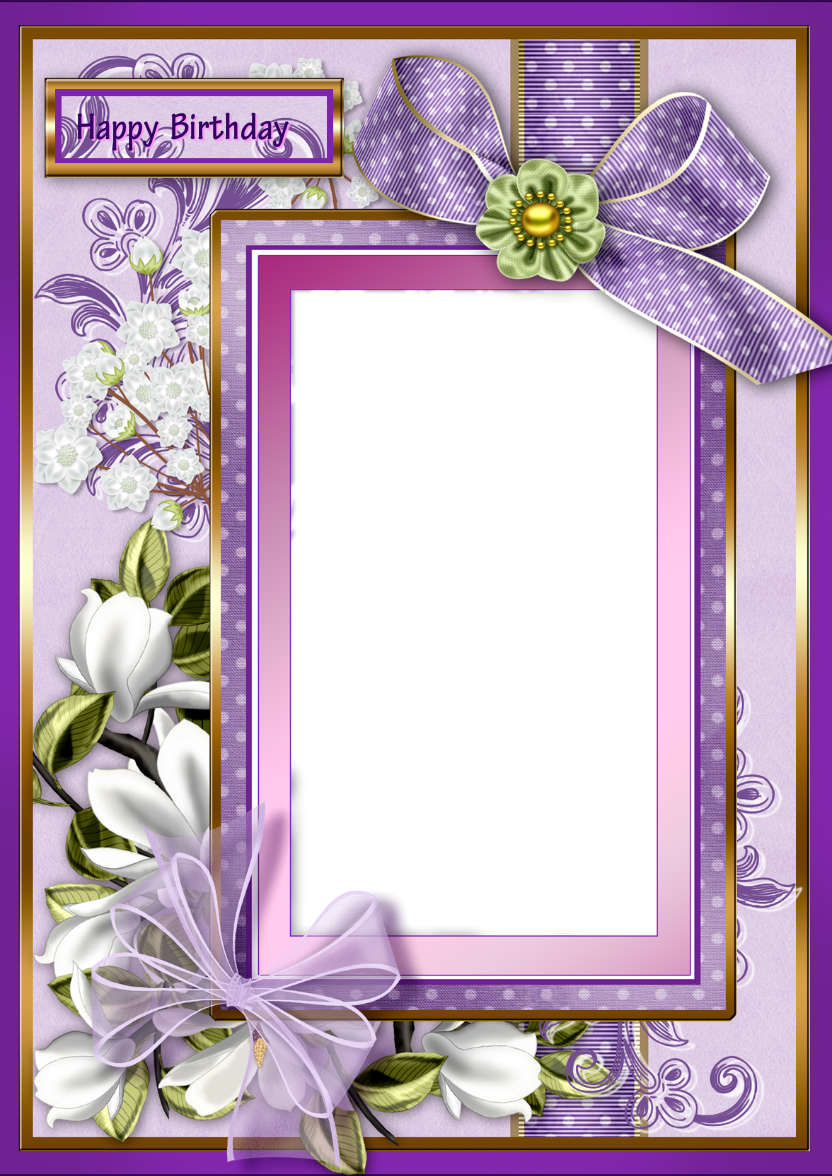 Pretty Floral Frame Topper - card made with Crafty Bob's Card Creator