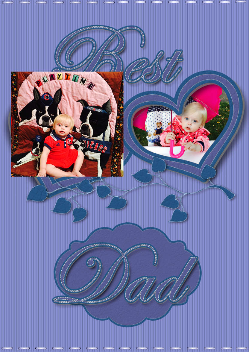 Birthday Dad - card made with Crafty Bob's Card Creator