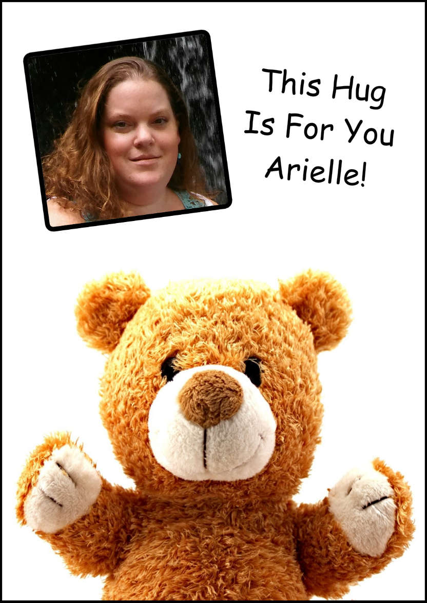 Bear Hug Aperture Card - card made with Crafty Bob's Card Creator