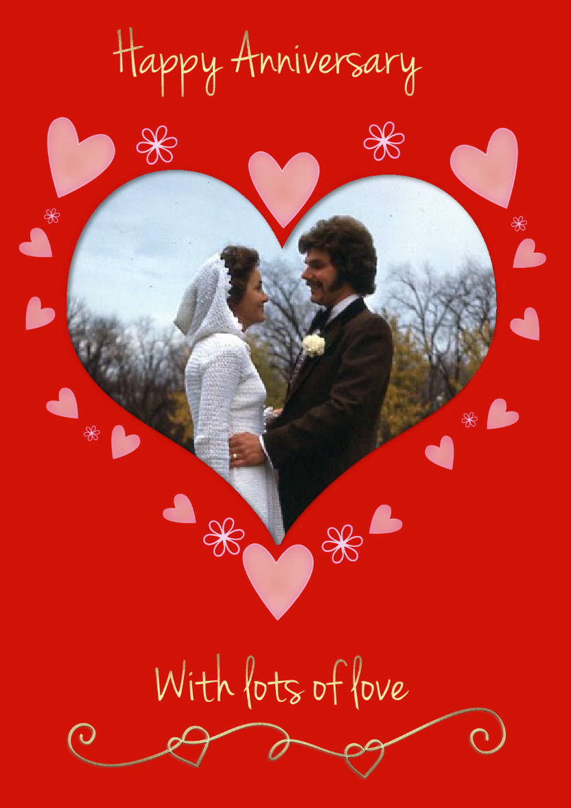 Anniversary Heart - card made with Crafty Bob's Card Creator