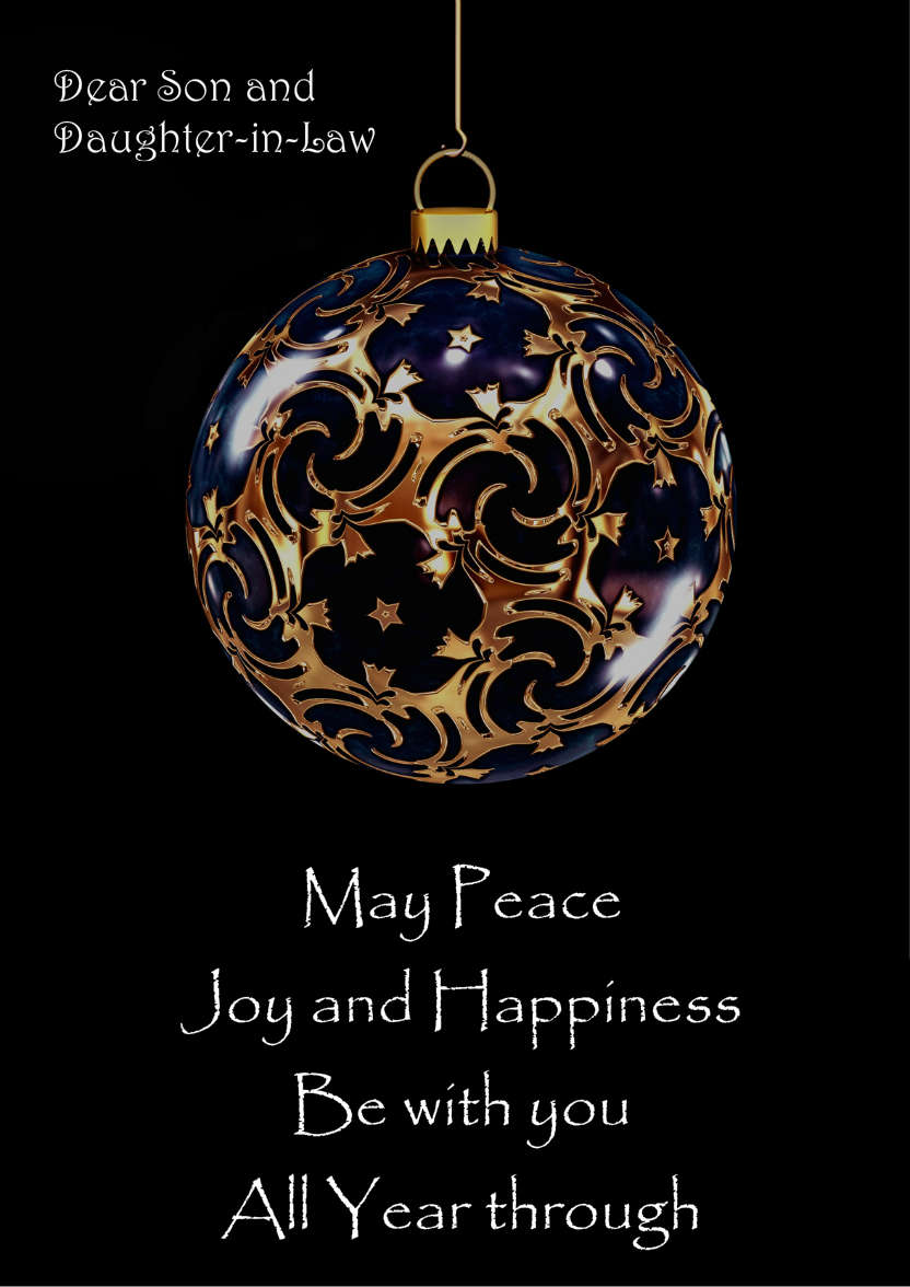 Christmas Bauble - card made with Crafty Bob's Card Creator