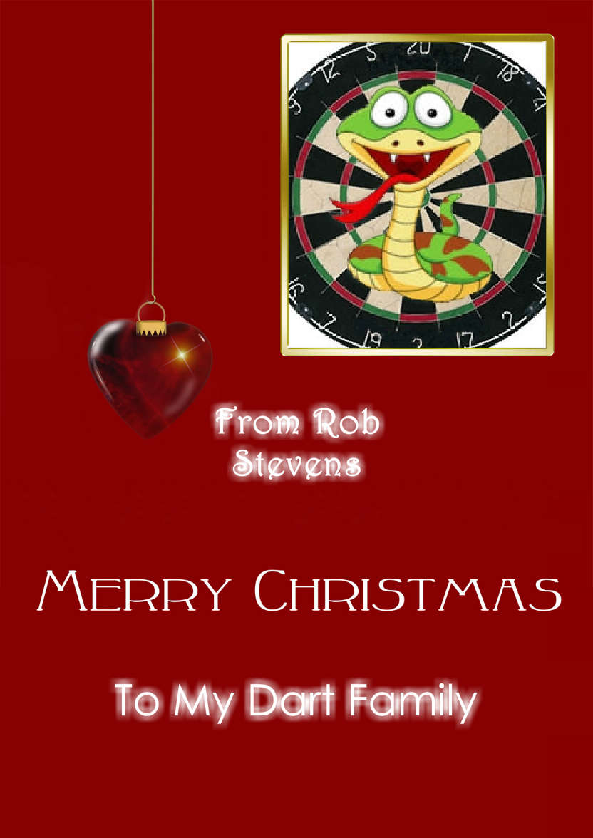 Hanging Heart Bauble Christmas Aperture Card - card made with Crafty Bob's Card Creator