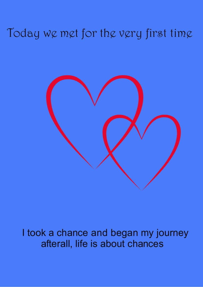 Dark Blue Plain Background - card made with Crafty Bob's Card Creator