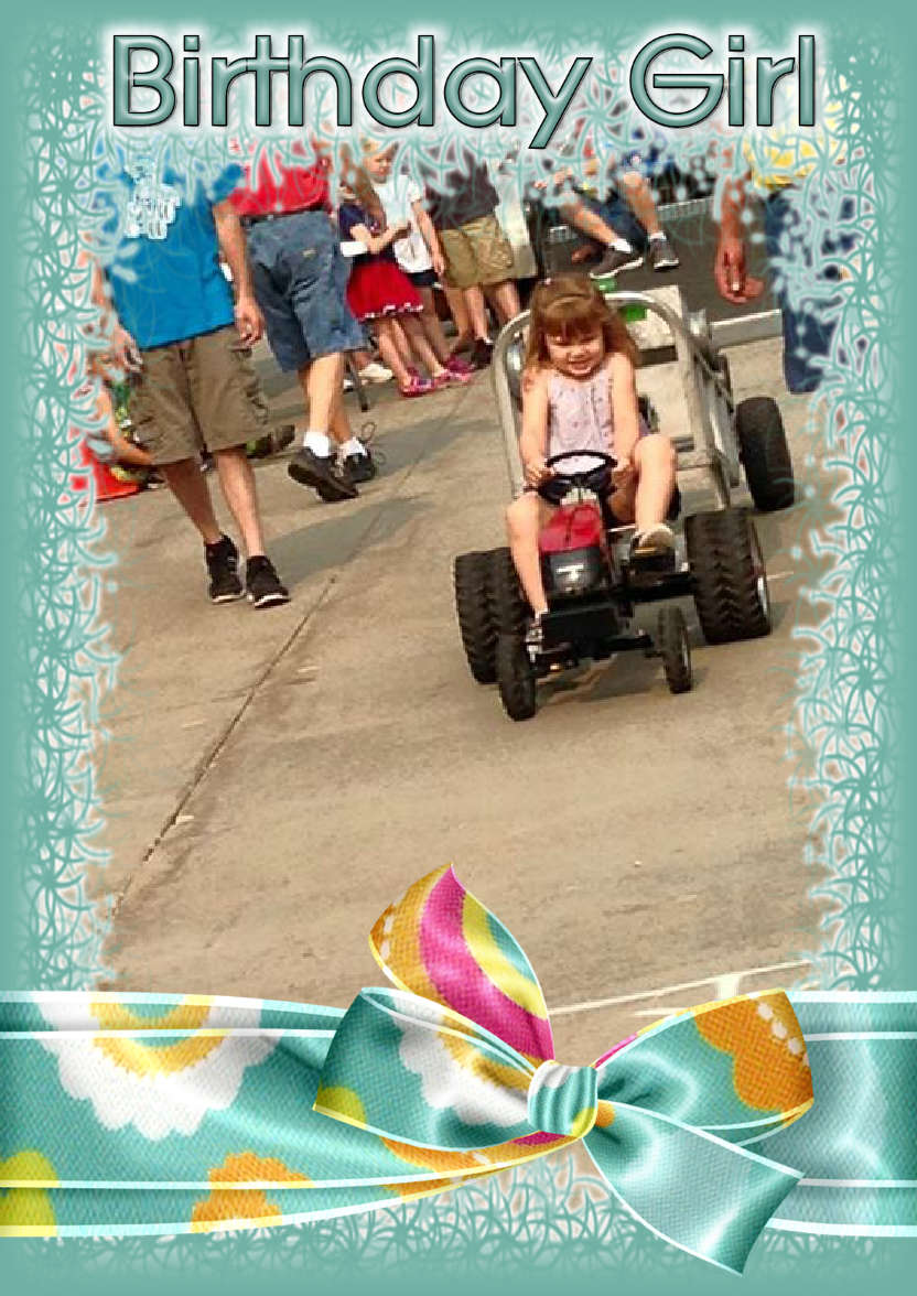 Birthday Time - card made with Crafty Bob's Card Creator