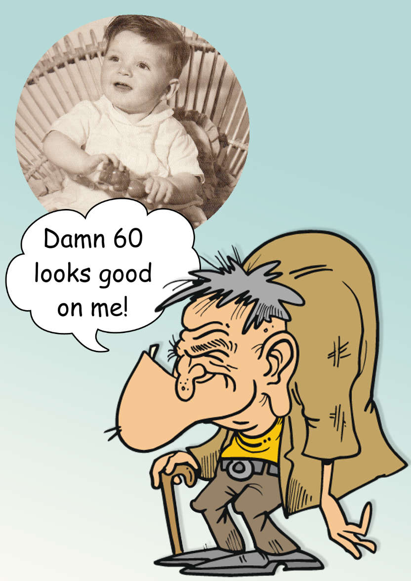 Looks Good on Me! Humorous Card - card made with Crafty Bob's Card Creator