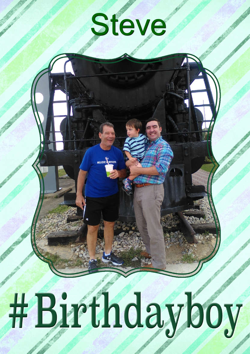 Hashtag Birthday Boy - card made with Crafty Bob's Card Creator