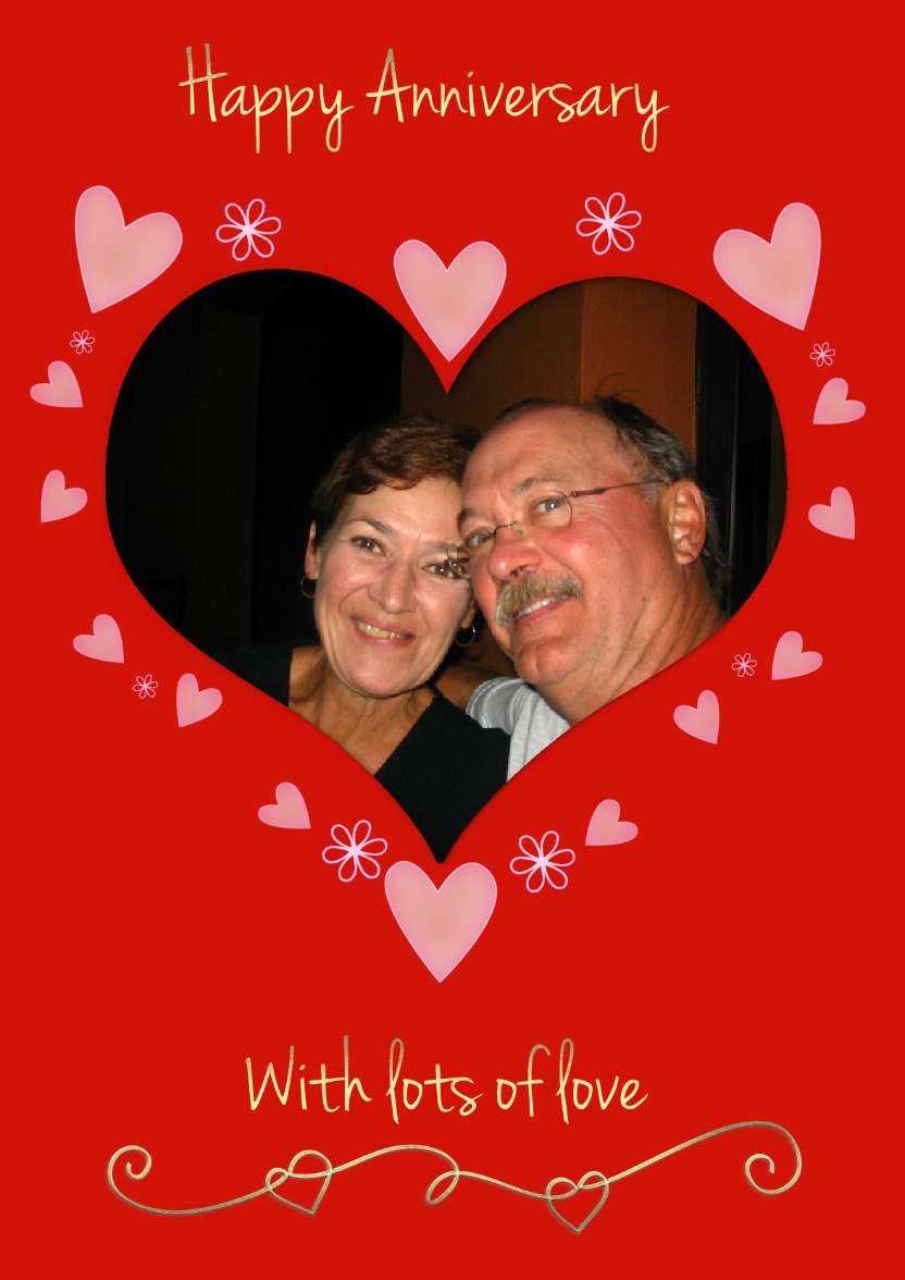 Anniversary Heart - card made with Crafty Bob's Card Creator