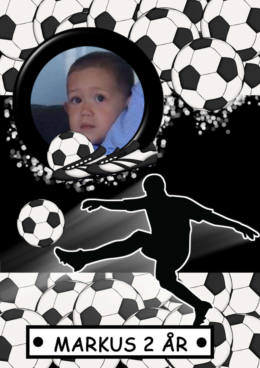 Football Crazy - card made with Crafty Bob's Card Creator