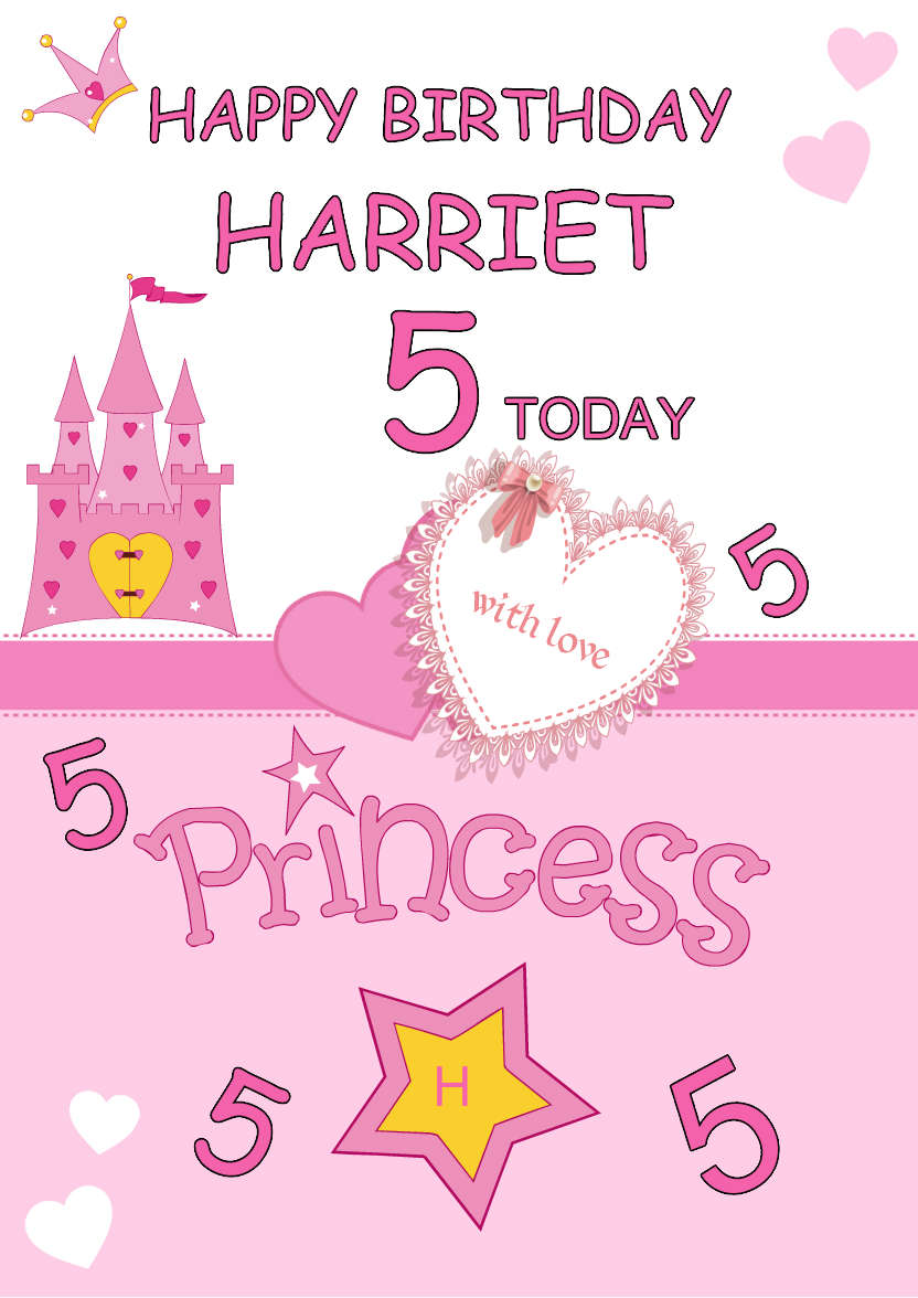 Pink Hearts Romantic Card Front - card made with Crafty Bob's Card Creator