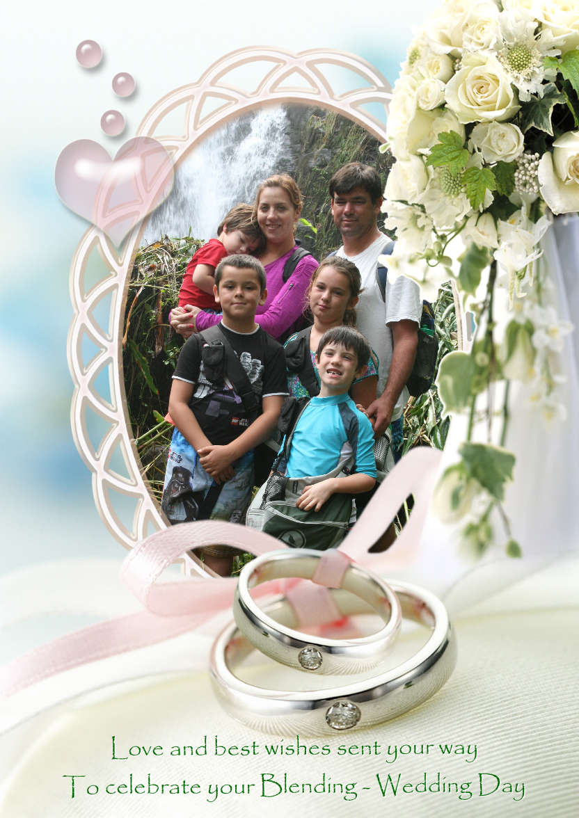 Wedding Day/anniversary Aperture Card - card made with Crafty Bob's Card Creator