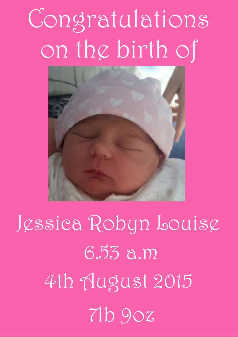 Dark Pink Plain Background - card made with Crafty Bob's Card Creator