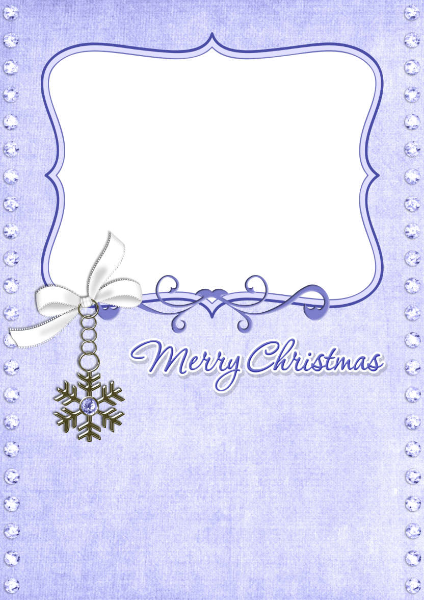 Christmas Bling Photo Card - card made with Crafty Bob's Card Creator