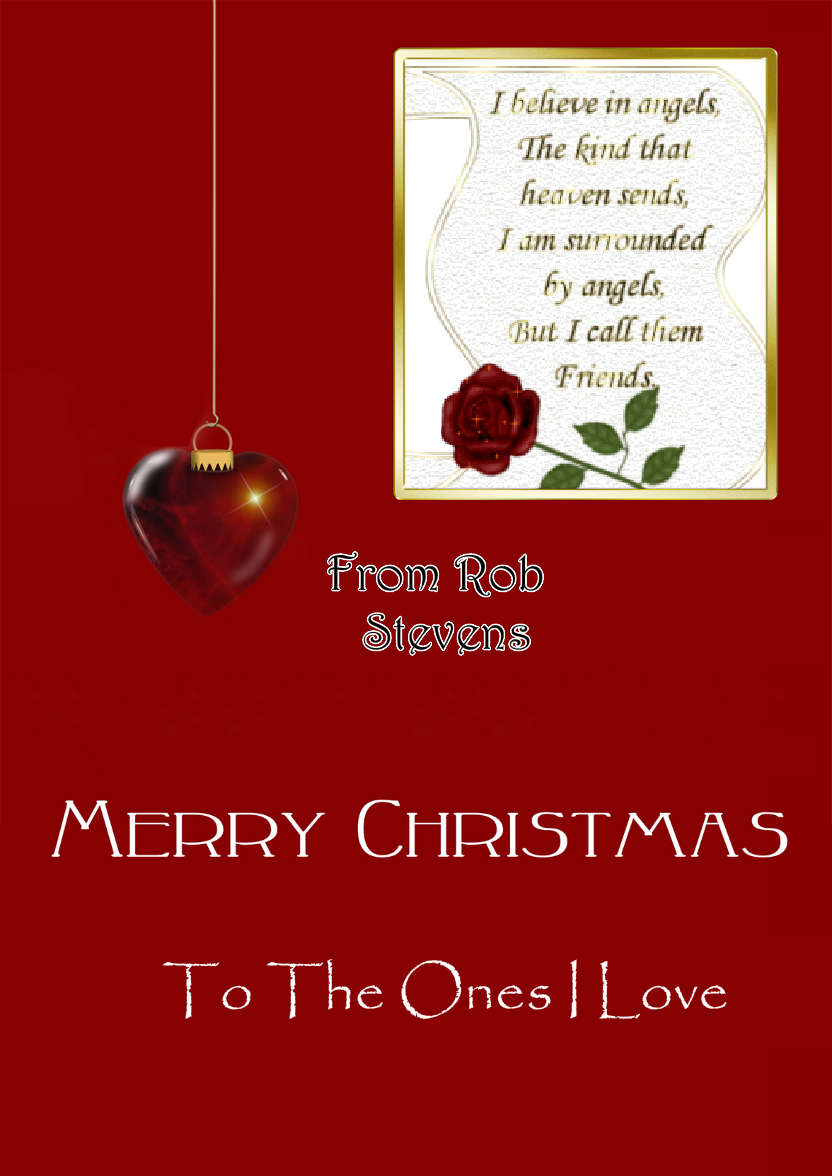Hanging Heart Bauble Christmas Aperture Card - card made with Crafty Bob's Card Creator