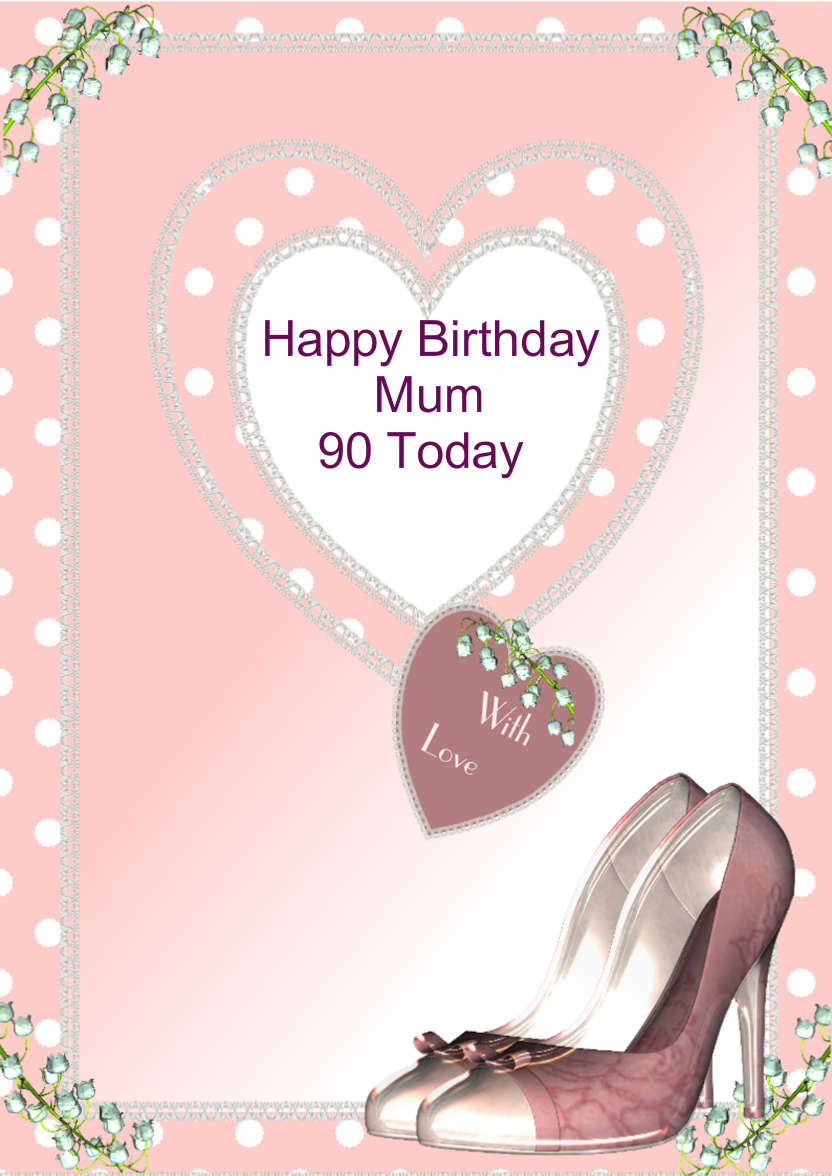Love Shoes!! - card made with Crafty Bob's Card Creator