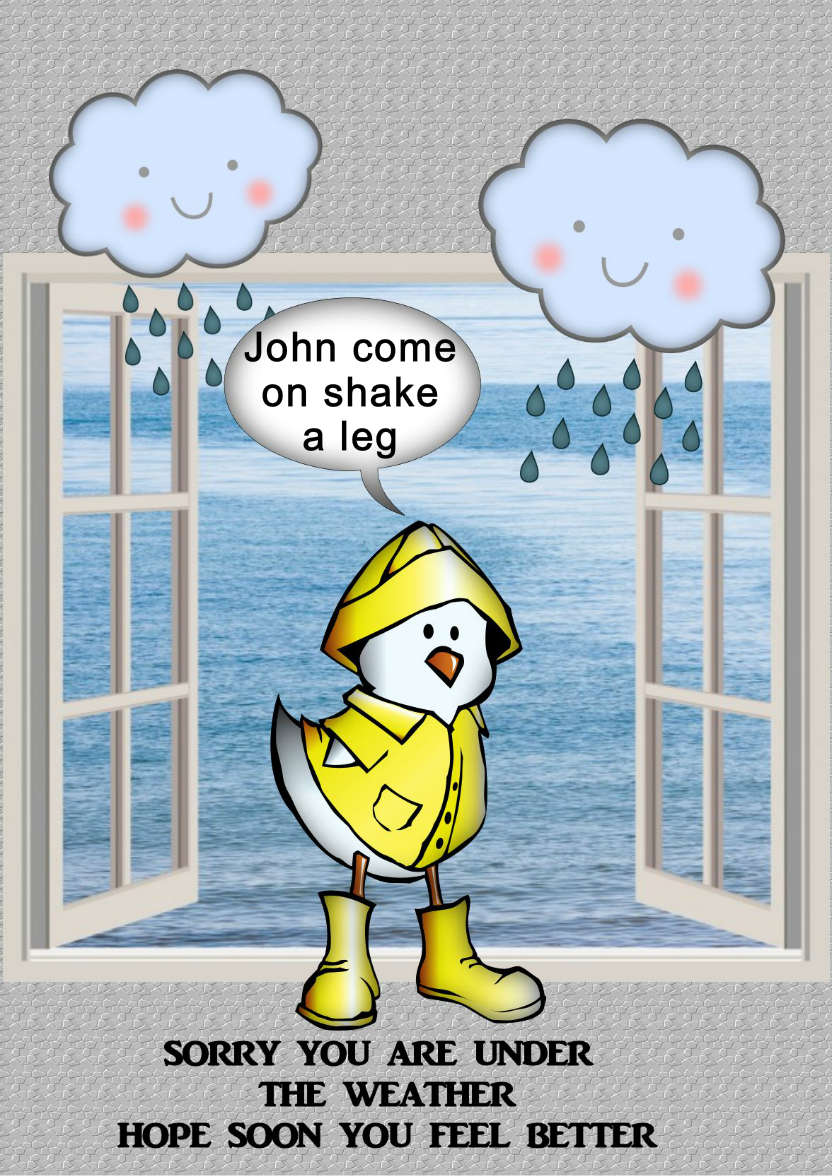 Under the Weather - card made with Crafty Bob's Card Creator