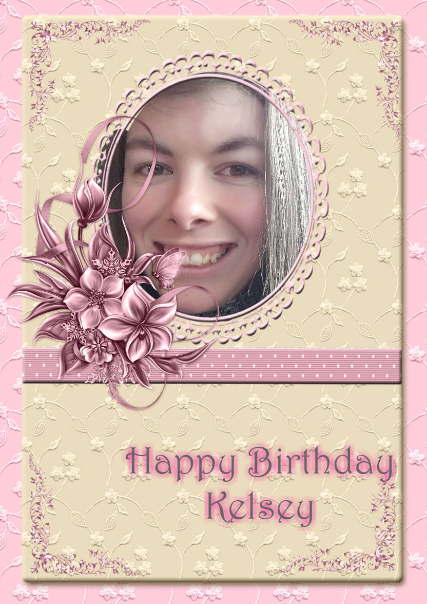 Lovely Female Design for Lots of Occasions - card made with Crafty Bob's Card Creator