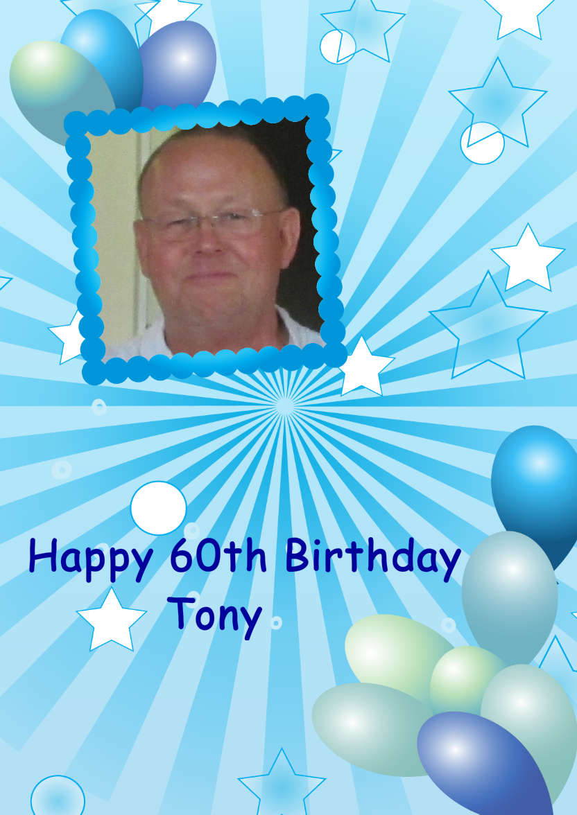 Birthday Balloons Aperture Card Front - card made with Crafty Bob's Card Creator