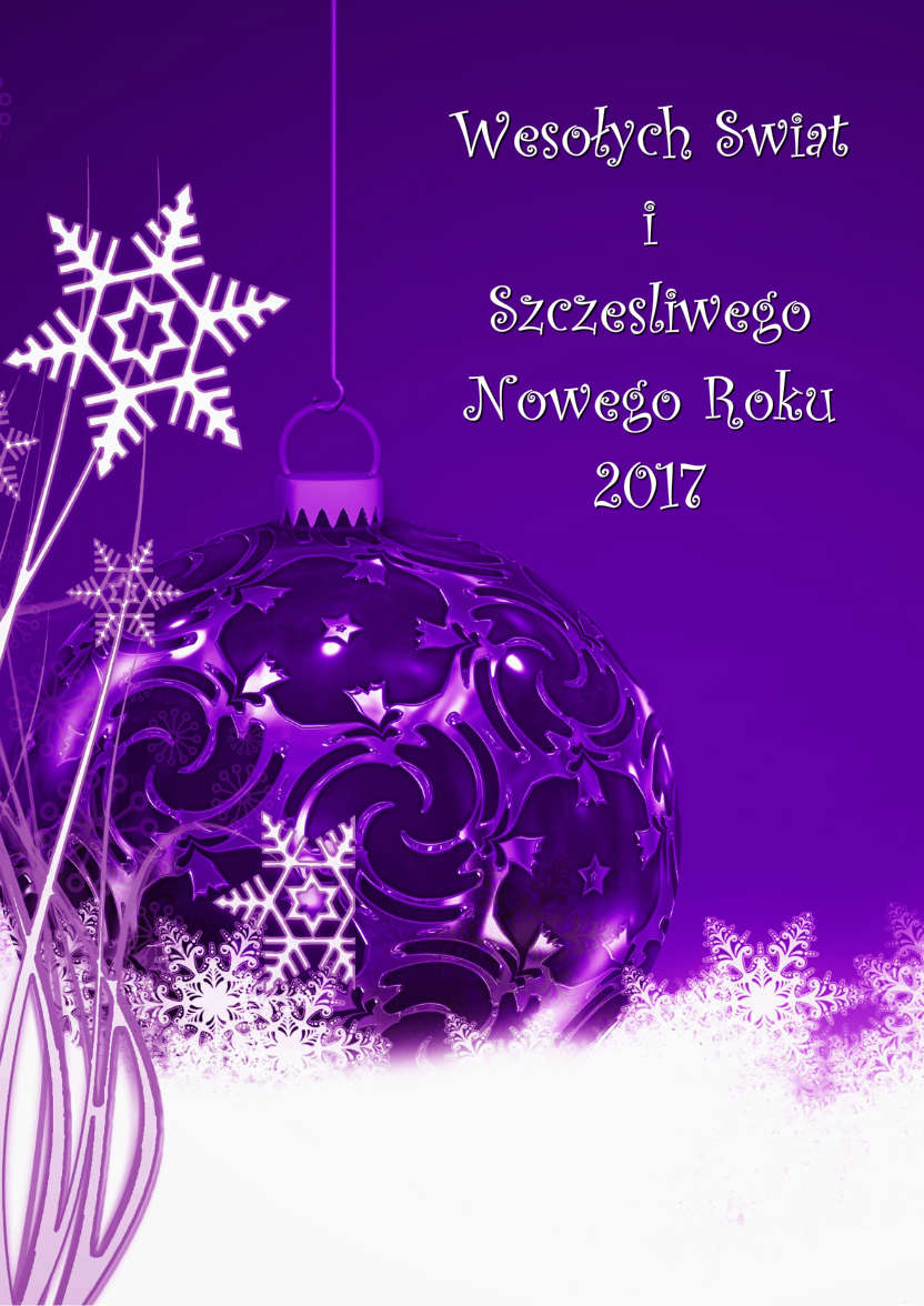 Christmas Bauble and Snowflakes - card made with Crafty Bob's Card Creator