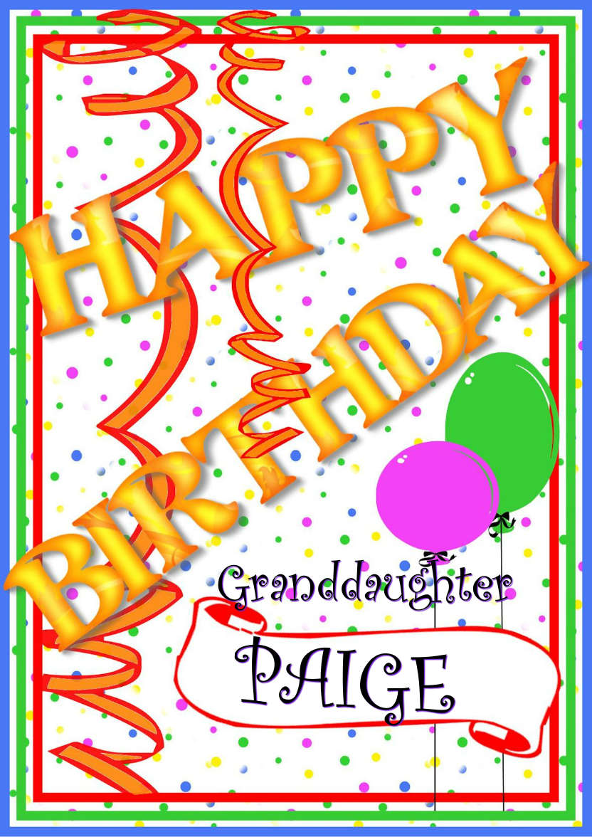 Happy Birthday Streamers - card made with Crafty Bob's Card Creator